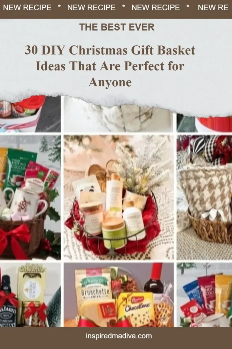 DIY Christmas gift baskets for anyone on your holiday list