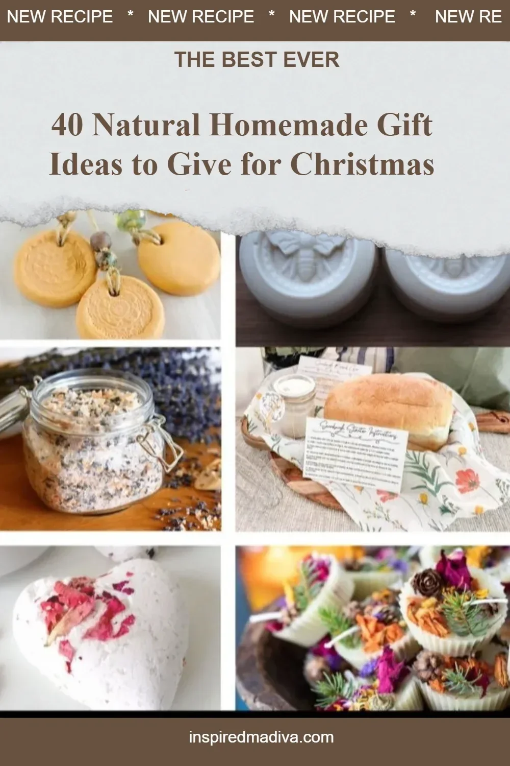 40 natural homemade gift ideas for Christmas celebration