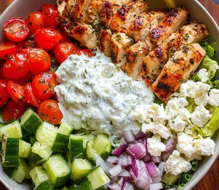 Greek Chicken Bowls: Easy Clean Eating Meal Prep