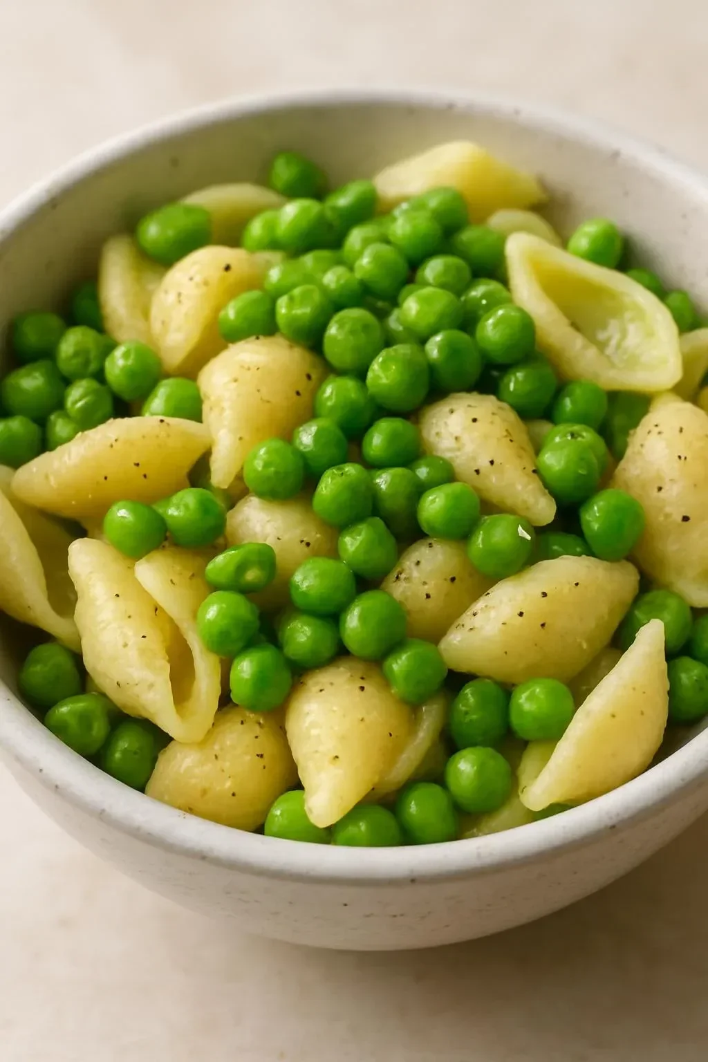 Pasta with peas