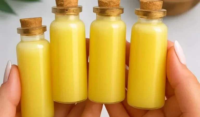 Pineapple Coconut Lemon Ginger Juice wellness shots recipe for a healthy boost