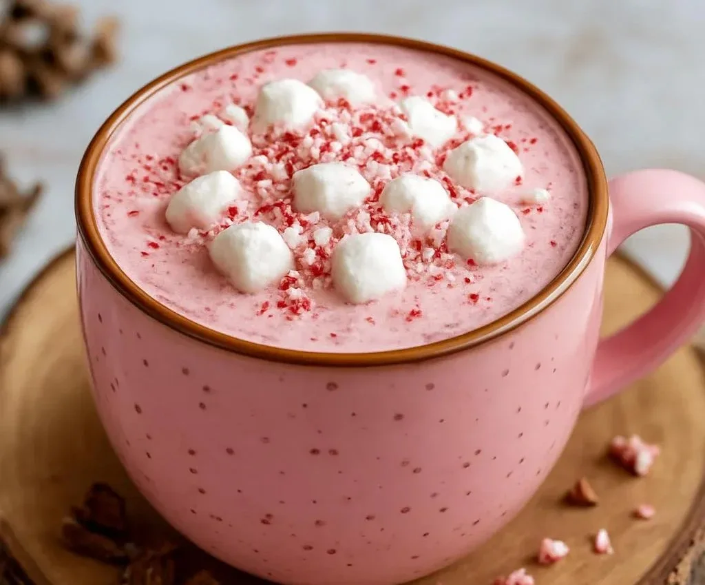 Pink Hot Chocolate That Feels Like Romance