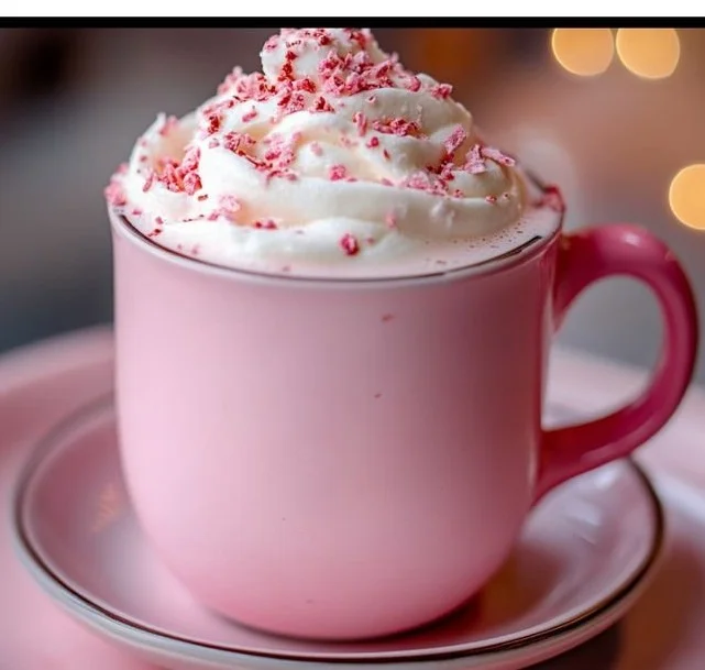 Pink Hot Chocolate That Feels Like Romance