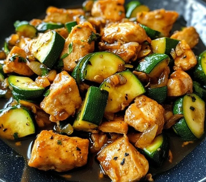 Quick Chicken Zucchini Stir Fry You Will Love