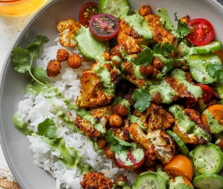 Cauliflower Shawarma Bowls