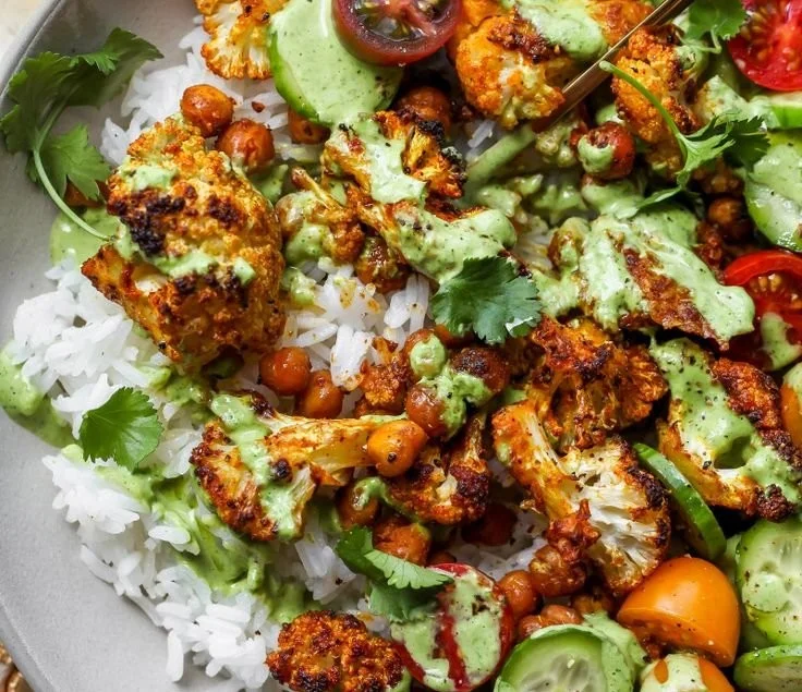 Cauliflower Shawarma Bowls