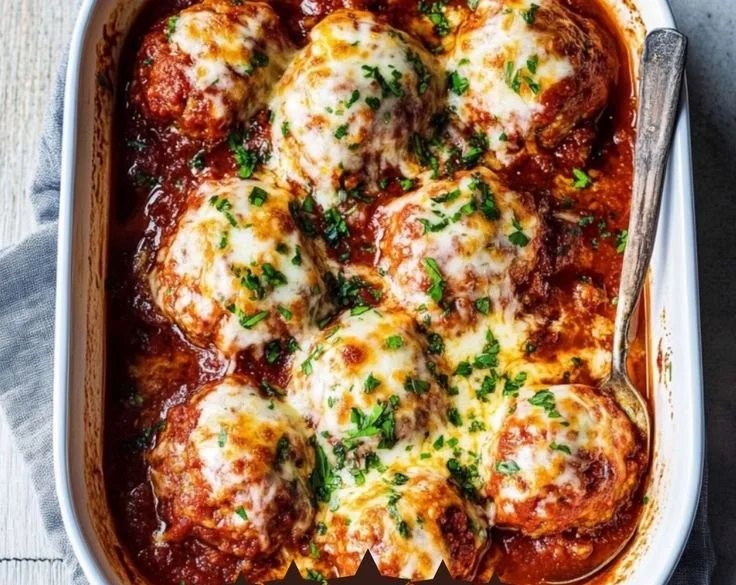 Delicious Cozy Italian Baked Meatballs for Family Dinners