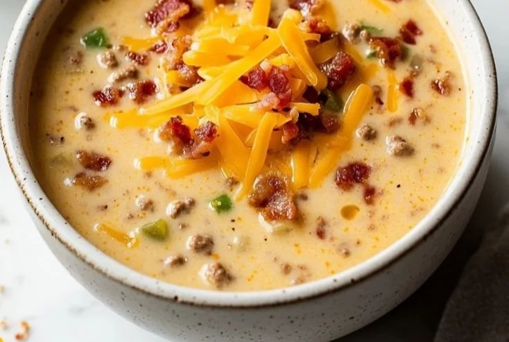 Easy Cheeseburger Soup