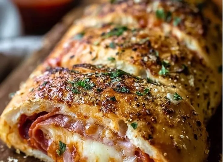 Easy Italian Beef Stromboli Pizza Recipe