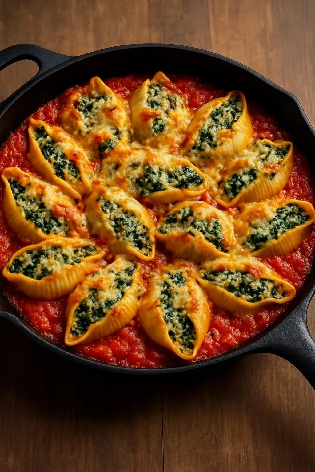Easy Spinach and Ricotta Stuffed Shells – A Healthy Veggie Dinner