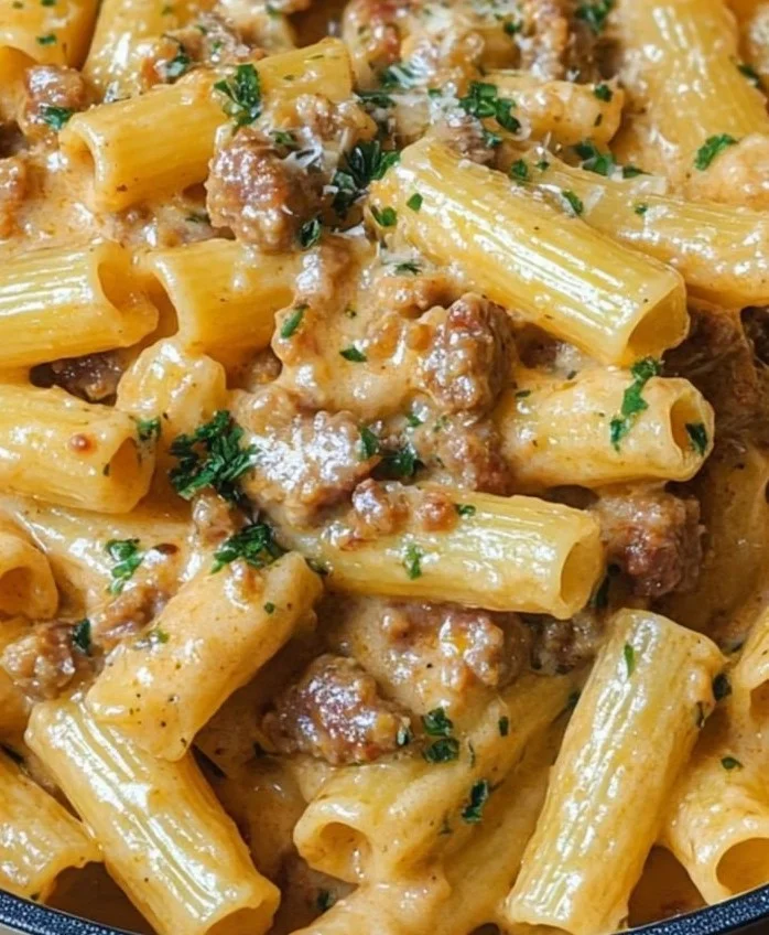 Have You Tried This Creamy Italian Sausage Rigatoni Recipe?
