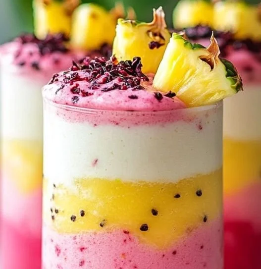 Hibiscus Tea Pineapple Smoothie