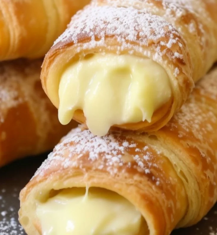 Italian Cream Stuffed Cannoncini