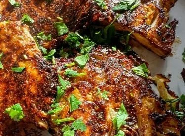 Parmesan Cabbage Steaks