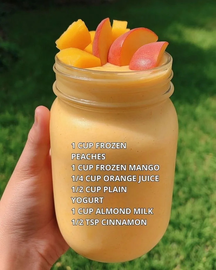 Peach Mango Smoothie Recipe for Energy Digestion and Glowing Skin Healthy and Refreshing