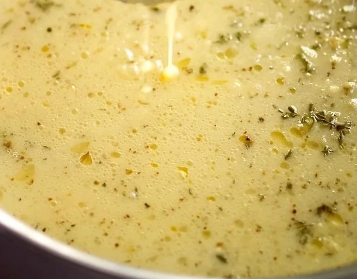 Rustic Country French Style Garlic Soup