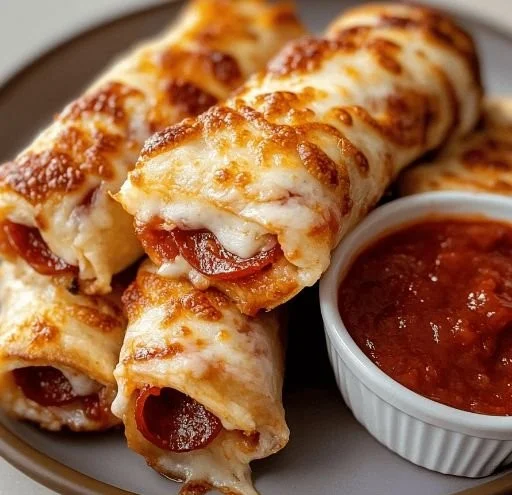 Savory cheesy pepperoni pizza roll ups for quick and delicious snacks