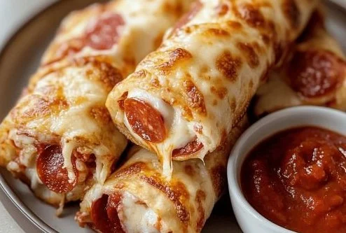 Savory Cheesy Pepperoni Pizza Roll Ups for Quick Snacks