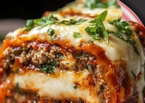 Stuffed Italian Meatloaf