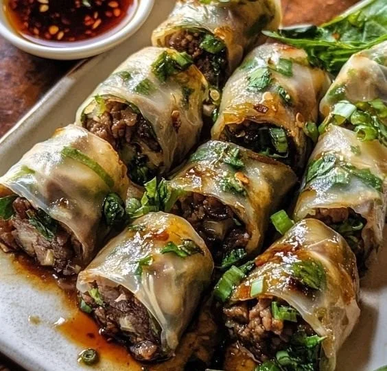 Thai Basil Beef Rolls: A Fresh, Flavorful Delight