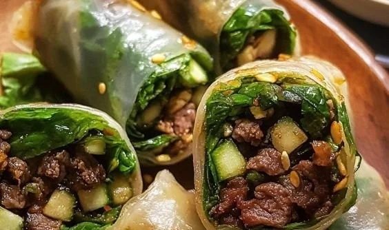 Thai Basil Beef Rolls: A Fresh, Flavorful Delight