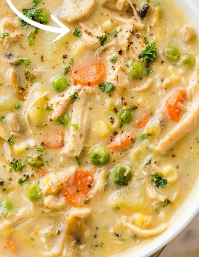 (The BEST) Chicken Pot Pie Soup Recipe
