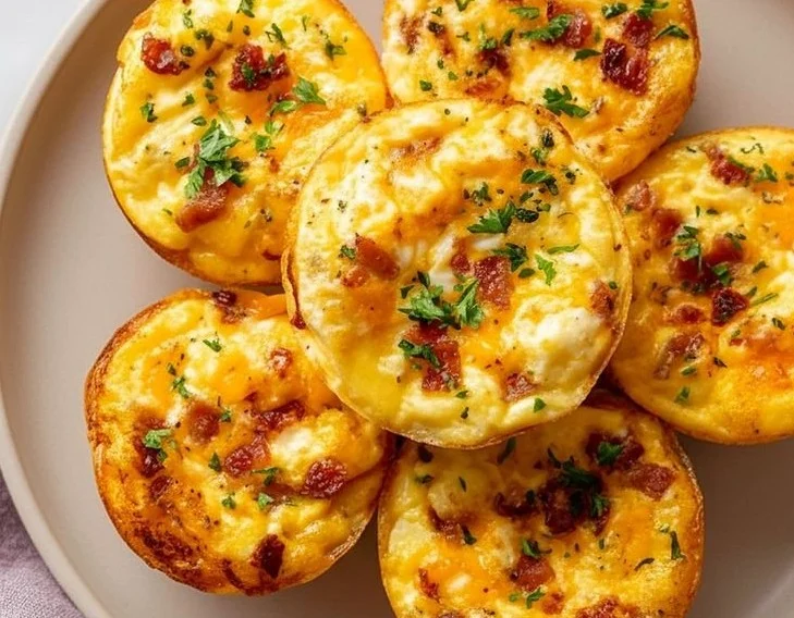 Cheesy Muffin Tin Cottage Cheese Egg Bites