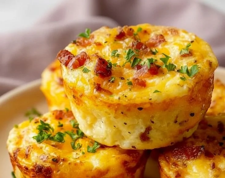Cheesy Muffin Tin Cottage Cheese Egg Bites