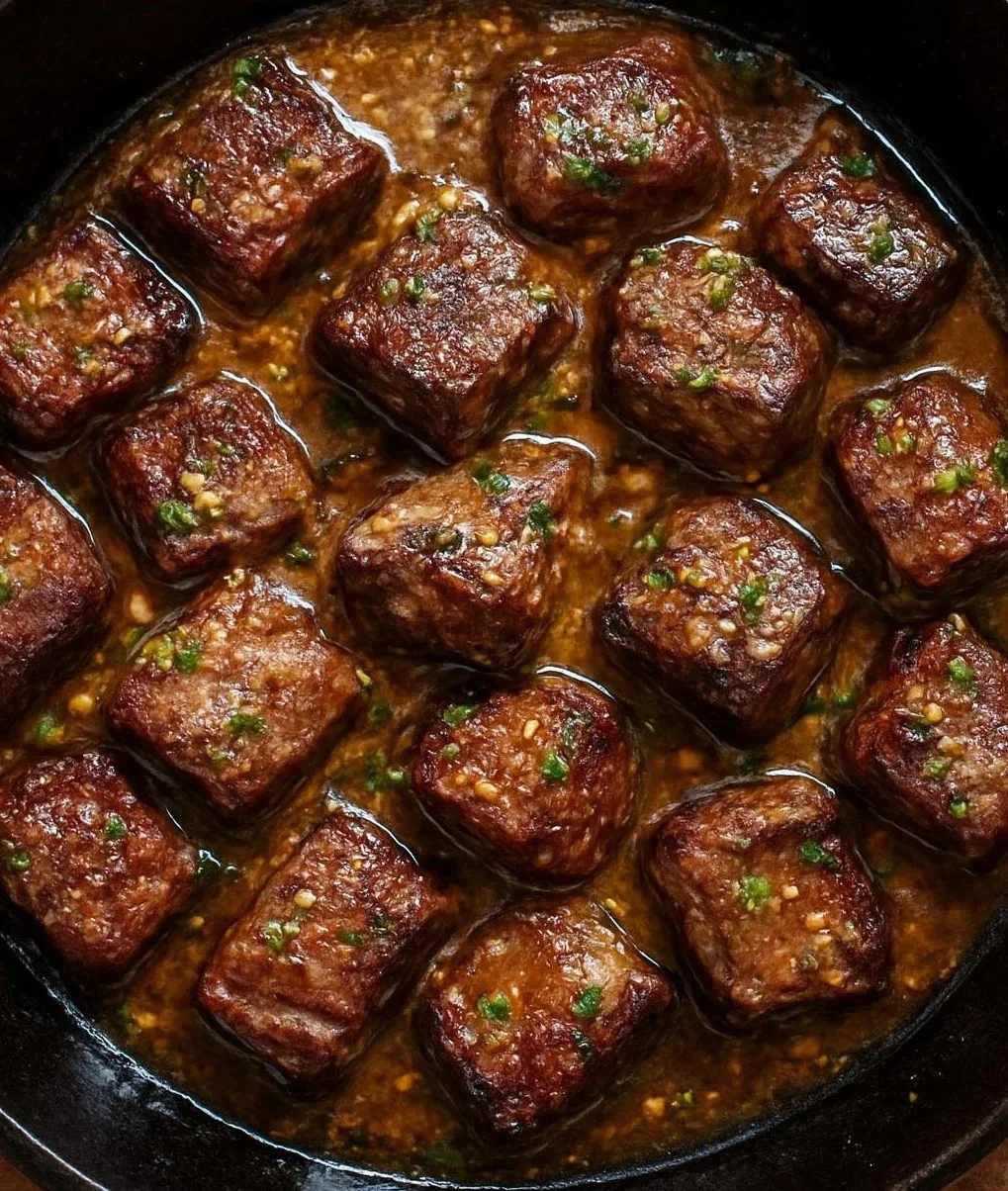 Cowboy Butter Steak Bites