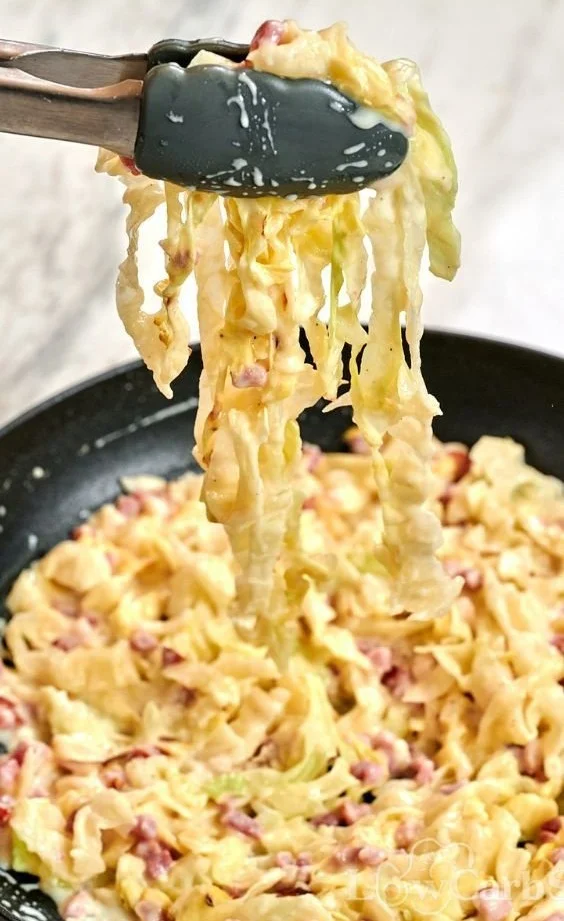 Creamy Cabbage Carbonara You’ll Crave