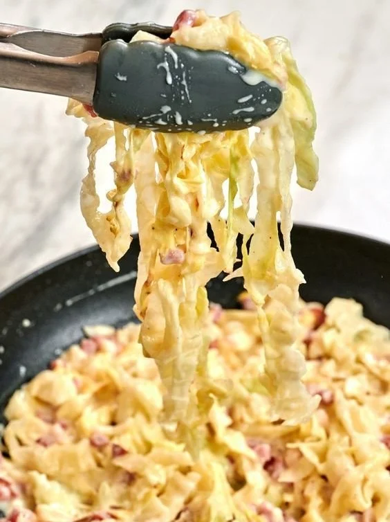 Creamy Cabbage Carbonara You’ll Crave