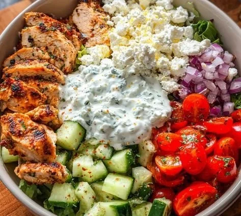 Greek Chicken Bowls: Amazing Meal Prep Delight