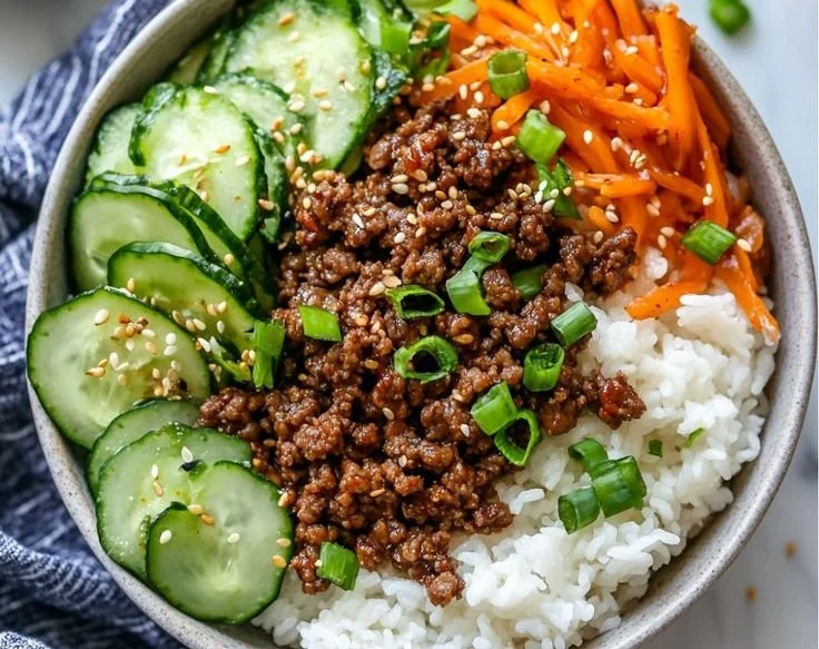 Quick & Easy Korean Ground Beef Bowl – Better Than Takeout!